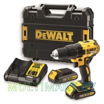 Дрель-шуруповерт DeWalt DCD777S2T (с 2-мя АКБ, кейс)
